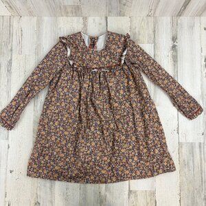 La Coqueta Girls Sz 8 Floral Long Sleeve Dress
